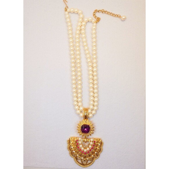 Elizabeth Taylor  SHAILL I JHAVERI AVON IMPERIAL ELEGANCE NECKLACE -Collectible - Picture 12 of 15